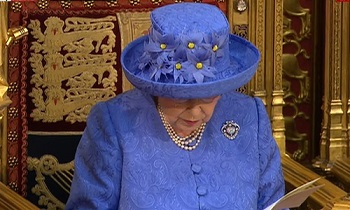 Queen Elizabeth II delivering the 2017 Queen's Speech